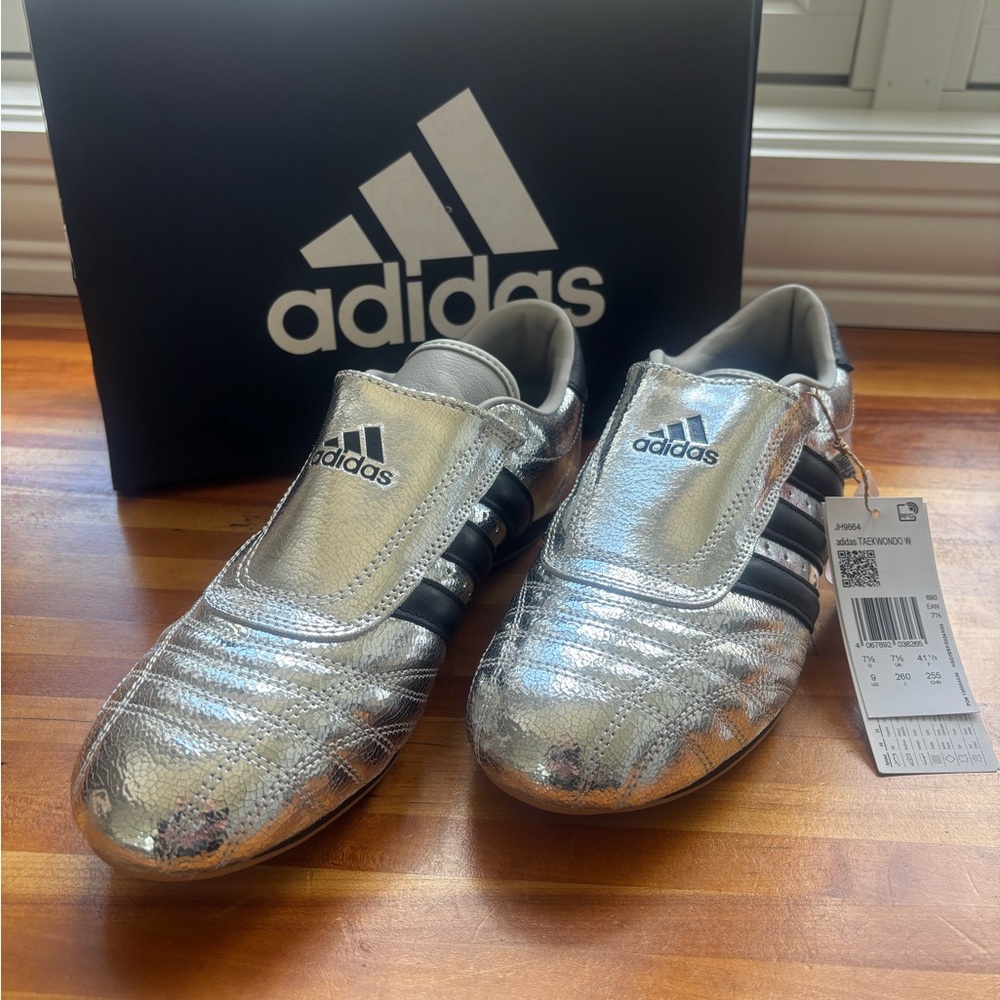 Adidas Taekwondo Silver Sneakers